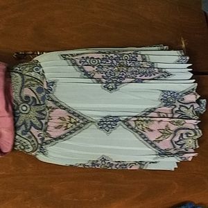 NWOT - INTERNATIONAL CONCEPTS - PLEATED BLUE LAVENDER SKIRT -16